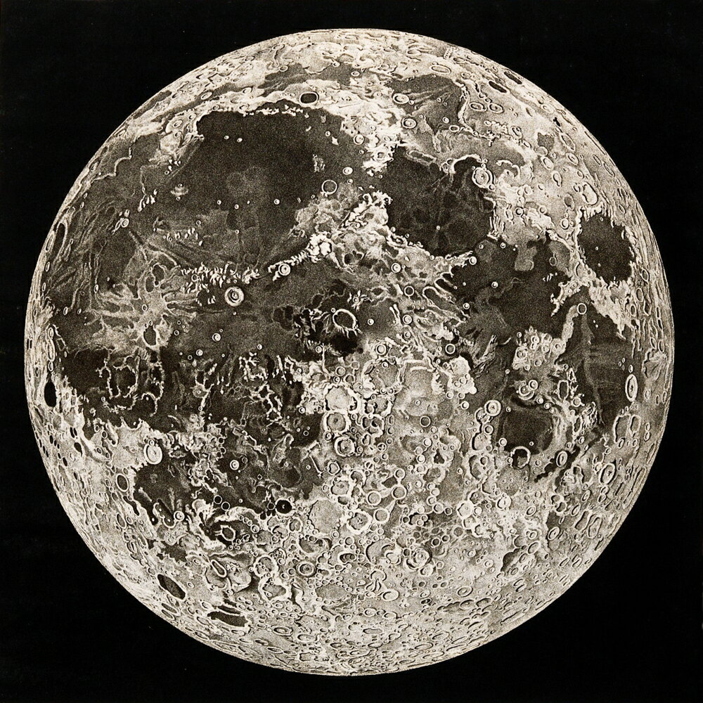 Posterazzi: Moon Surface by John Russell for Herschel 1806 Stretched ...