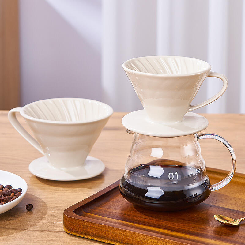 【全球優品滙】【促銷】歐式陶瓷V型過濾杯手沖咖啡過濾器漏斗杯美式咖啡滴濾式咖啡器具