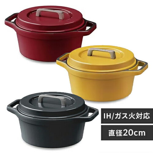 日本代購 IRIS OHYAMA 無加水鍋 20cm MKSN-S20 輕量 無水鍋 雙耳湯鍋 鋁鍋 燉鍋 電磁爐可用