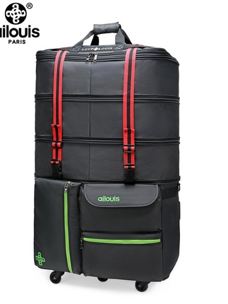 行李包 愛路易大容量158航空托運包萬向輪行李箱出國留學伸縮飛機旅行袋 交換禮物