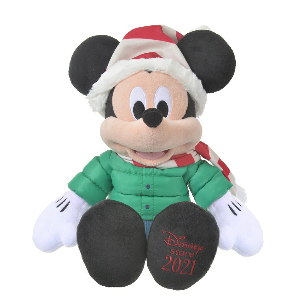 真愛日本 迪士尼 米奇 米妮 米老鼠 聖誕節 絨毛玩偶 對娃 娃娃 布偶 玩偶 收藏 禮物 迪士尼專賣店帶回