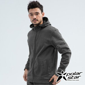 PolarStar 中性 刷毛保暖外套『暗灰』 P18205