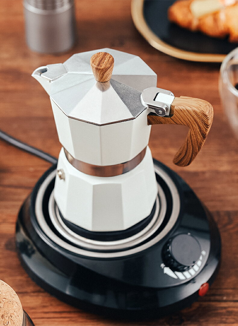 Bincoo摩卡壺咖啡壺手沖咖啡器具組合套裝家用單閥門十角壺煮咖啡 7