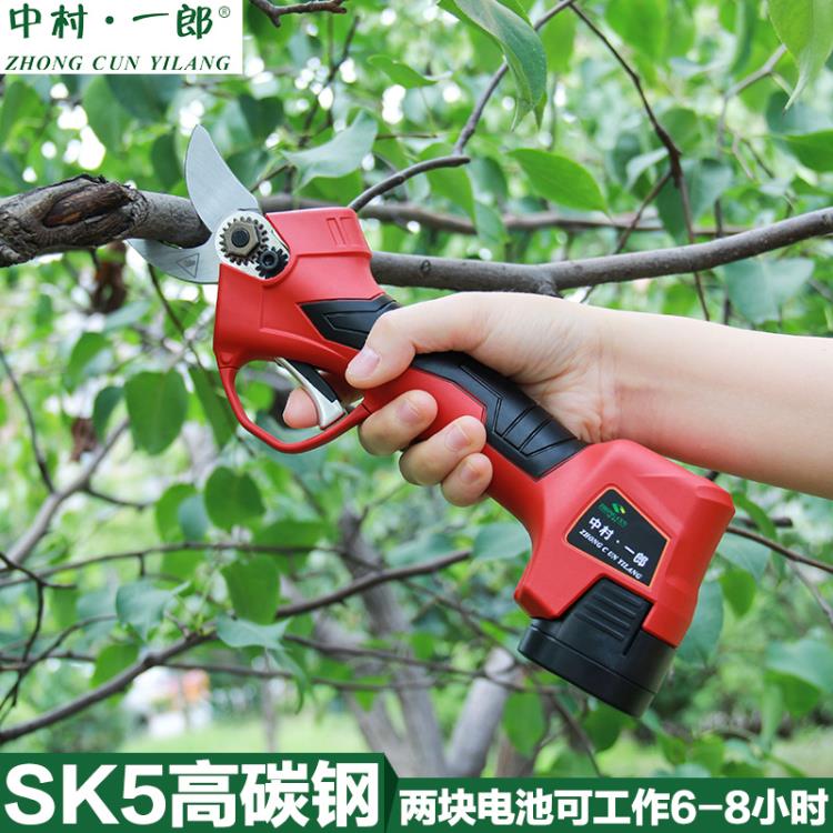 【樂天好物】高枝剪 中村一郎電動剪刀果樹充電式家用電剪子便攜園林粗枝剪大力修枝剪