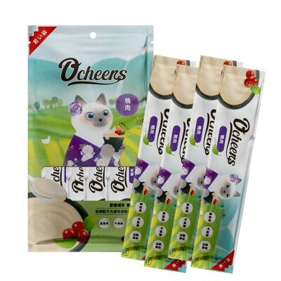 【O'cheers 歡樂城市】成貓 鴨肉 歡樂肉泥 貓肉泥 貓咪零食肉泥 補水肉泥