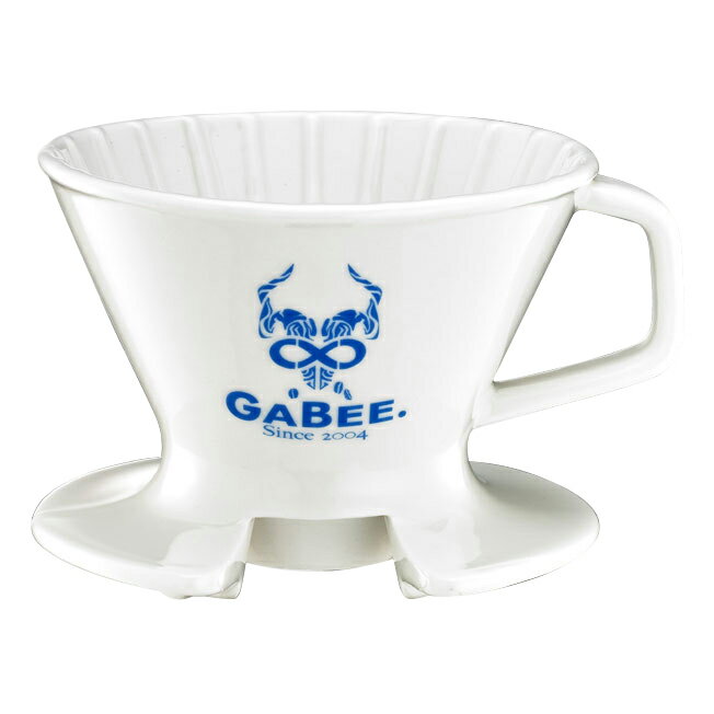 金時代書香咖啡 GABEE. V01陶瓷咖啡濾器組 1-2人份(藍) HG5545W-B