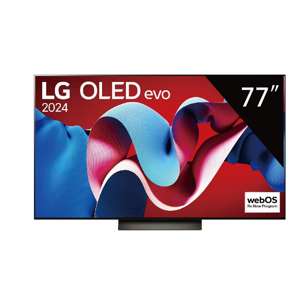 LG 樂金 2024 OLED evo AI 4K 物聯網 智慧 顯示器 C4 極致 系列 (含基本安裝) 77吋 / 臺 OLED77C4PTA