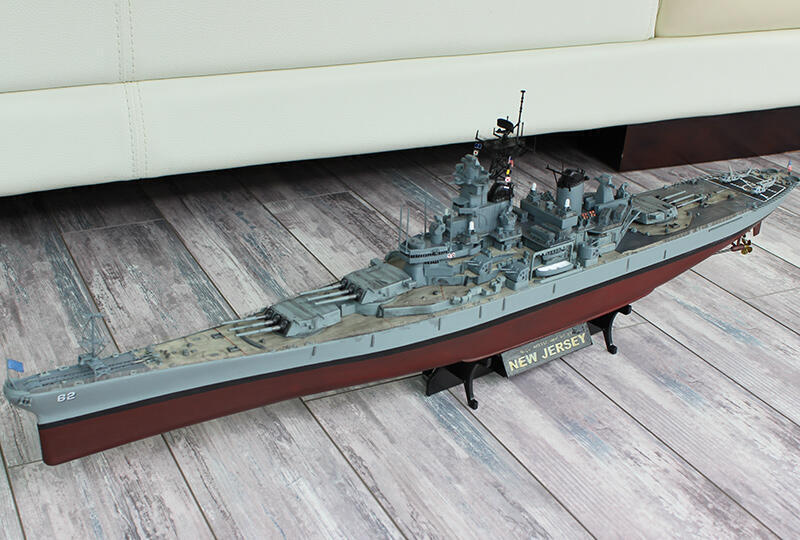 小號手拼裝軍事戰艦模型 1/350模擬二戰新澤西號戰列艦軍艦船模