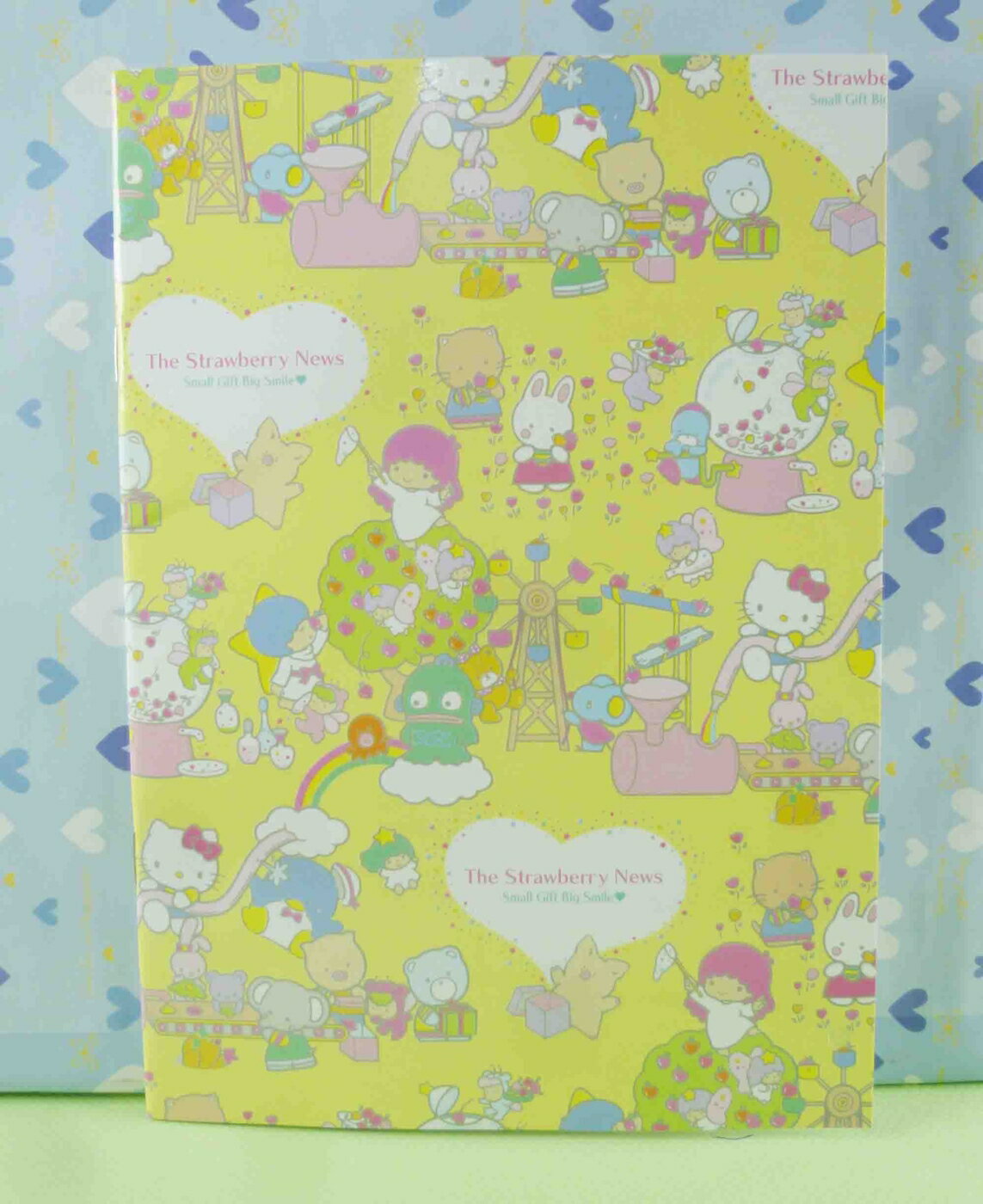 【震撼精品百貨】Hello Kitty 凱蒂貓 筆記本-樂園-黃色 震撼日式精品百貨