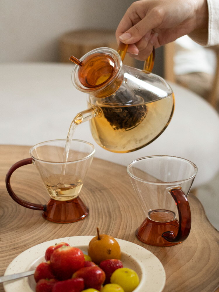 南十字星 北歐耐熱玻璃水杯泡茶杯客廳茶幾家用茶壺茶具套裝禮盒