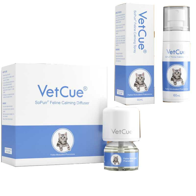 [現貨] VetCue舒普 貓咪舒緩情緒費洛蒙系列~插電組 /補充組/噴劑 貓咪費洛蒙 費洛貓 放輕鬆 安撫情緒/舒緩壓力 1