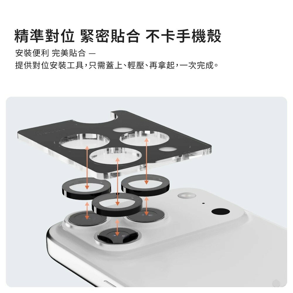 JTLEGEND Titanguard AR 鏡頭貼 保護貼 含快貼板  iPhone 17 Air Pro Max 2