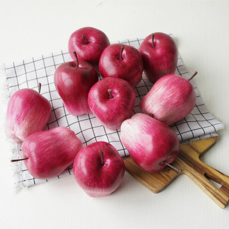假蛇果模型道具 高仿真加重水果蘋果 Lmdec假蔬果櫥窗展示裝飾品