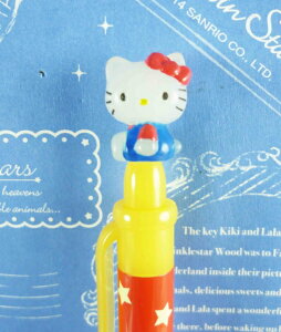 【震撼精品百貨】Hello Kitty 凱蒂貓~KITTY造型原子筆-紅騎腳踏車