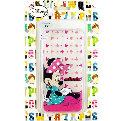 【Disney】Samsung Galaxy J7 (SM-J700) 2015版 地板動作系列 彩繪透明保護軟套