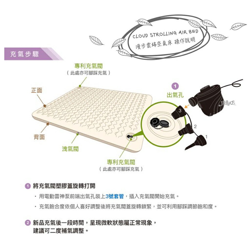 露米 漫步雲端氣墊床 世界專利 空氣床 露營床墊 氣墊床 露營床 充氣床 Lumikenkä 露營 5
