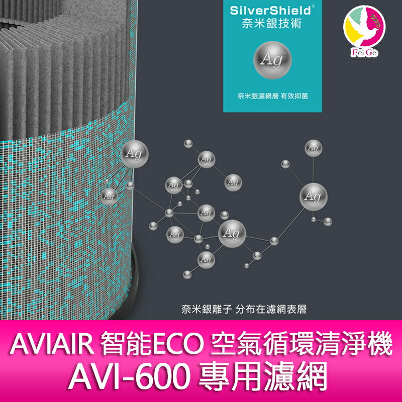 AVIAIR 智能ECO空氣循環清淨機 AVI-600專用濾網【APP下單4%點數回饋】