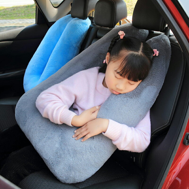 車載睡覺神器兒童汽車抱枕頭枕U型枕多功能抱枕車用靠墊座椅靠背
