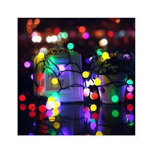 全明星戶外太陽能弦燈氣泡燈 23英尺50英寸LED防水花園燈太陽能星光燈 8種模式爲花園 庭院 家庭 聖誕 派對裝飾