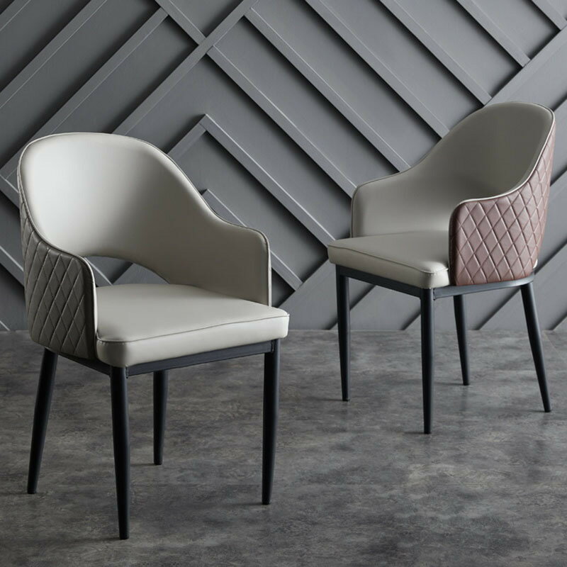 餐椅家用現代簡約輕奢椅子餐廳酒店靠背椅樣板間設計師會議休閑椅