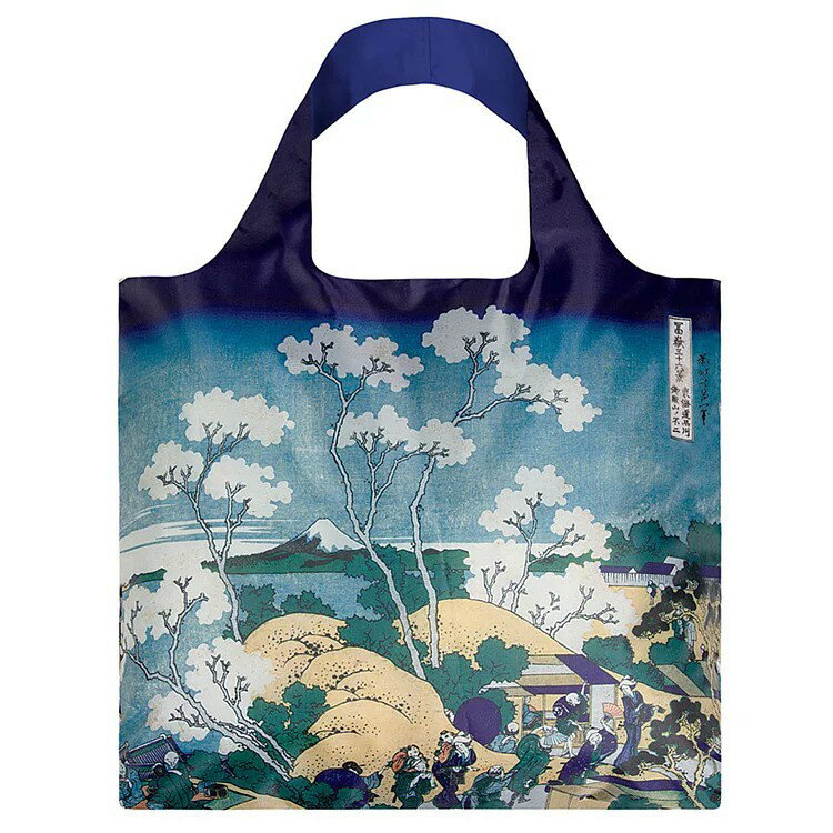 LOQI 博物館系列 葛飾北齋 御殿山 HOFU 春捲包 購物袋 手提袋