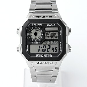 CASIO卡西歐 方型地圖電子腕錶 多樣化面板 防水100米 有保固 柒彩年代【NEC94】原廠公司貨