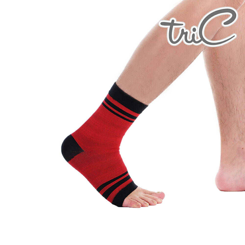 Tric 腳踝護套-紅色 1雙 PT-G21 台灣製造 專業運動護具