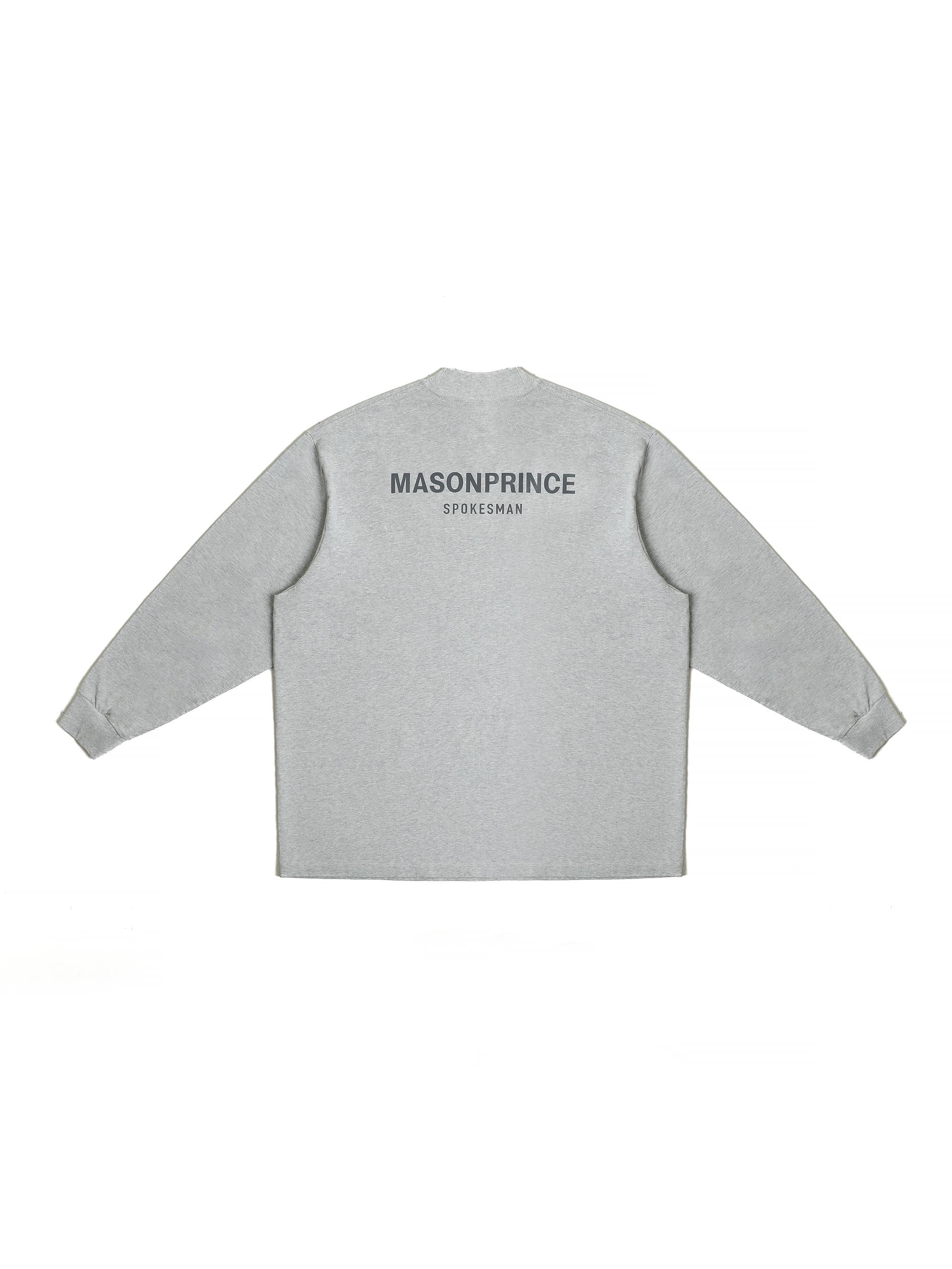【代言人系列MASONPRINCE*SPOKEMAN 3M反光高克重針織長Tee