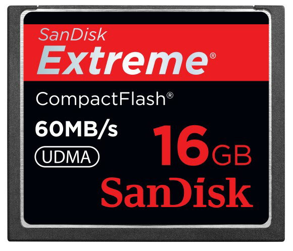【現貨供應】SanDisk Extreme CompactFlash 16G/ CF 16GB記憶卡~60MB/sec~增你強公司貨終身保固