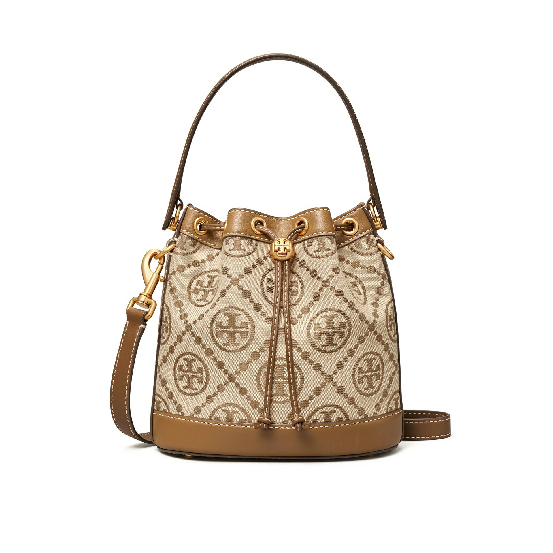 精選★TORY BURCH T MONOGRAM 單肩斜跨手提水桶包 79487 84336  (現貨整新)~【母親節禮物★菲尼斯 國際精品3折起 春夏新品 換季下殺】 3