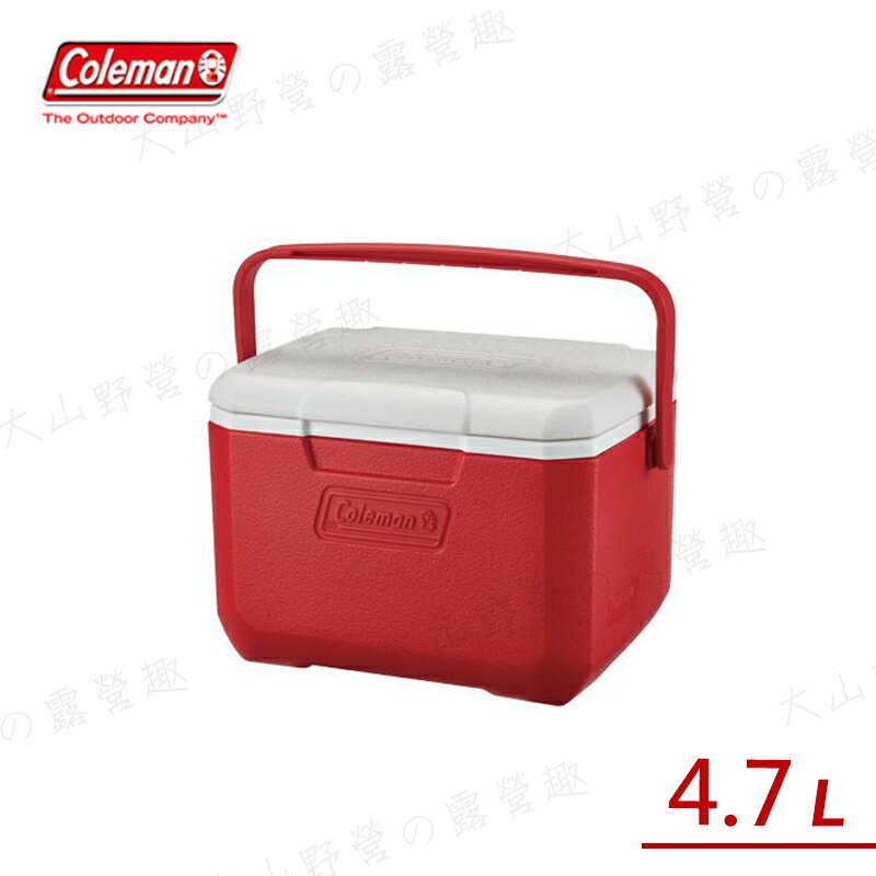 【露營趣】Coleman CM-33010 Take 紅冰箱 保冰桶 手提冰桶 露營冰桶 行動冰箱 露營