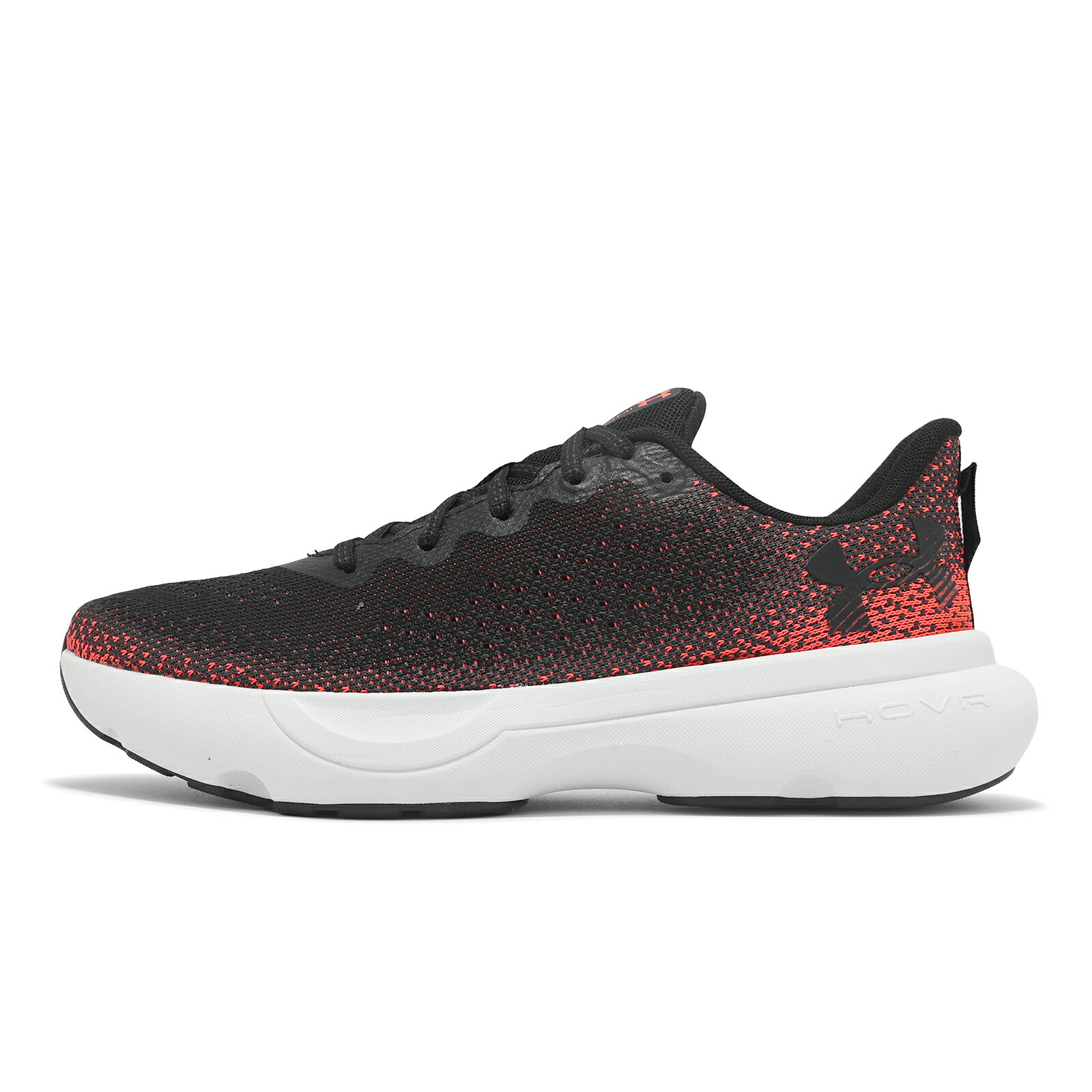 Under Armour UA 慢跑鞋 Infinite 男鞋 黑 紅 緩震 透氣 運動鞋 UA