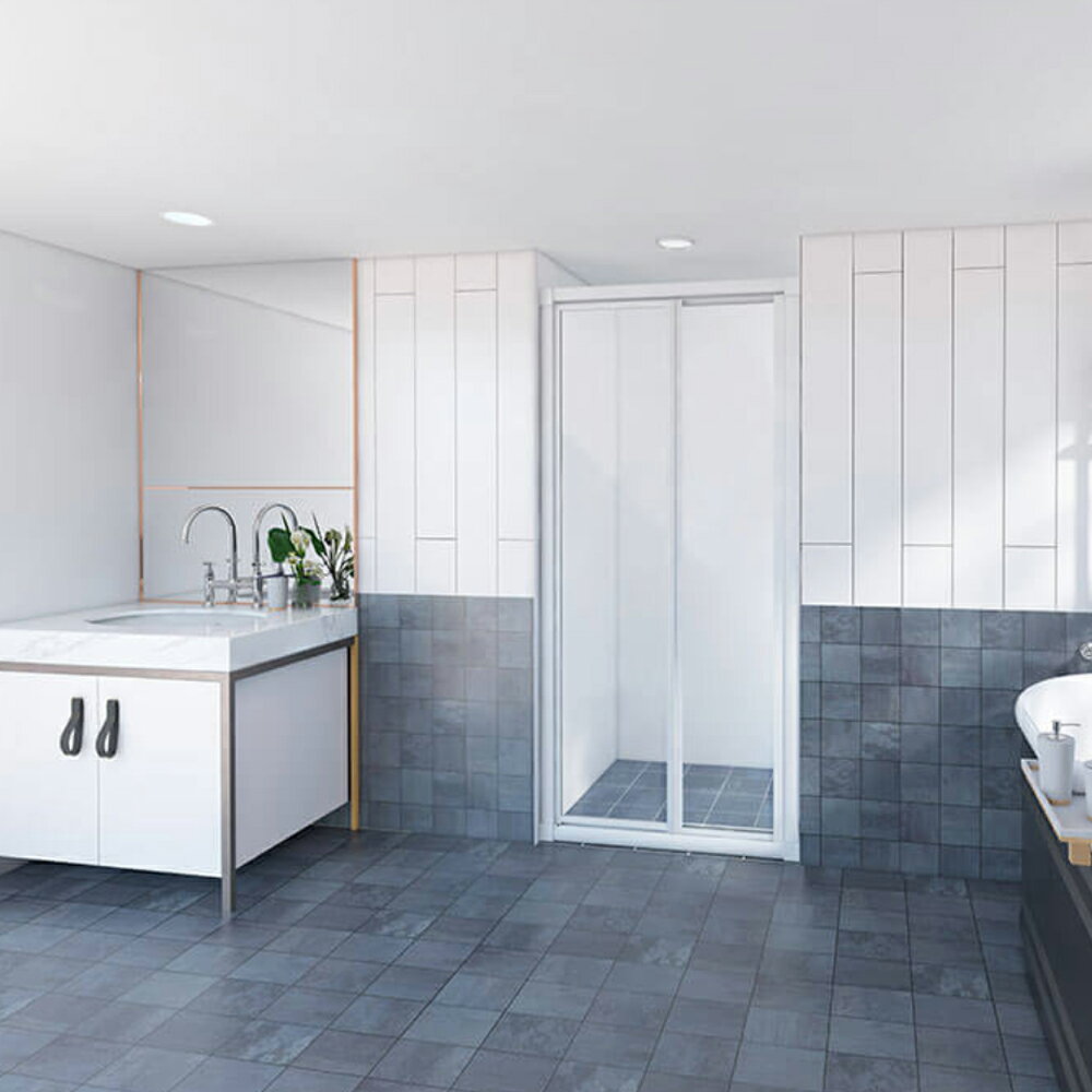 【itai 一太e衛浴】海龍2000 摺疊淋浴拉門 折疊門 鋁合金框+強化玻璃  淋浴門 寬度60-80cm含基本安裝【領券滿額再折千11/30止】