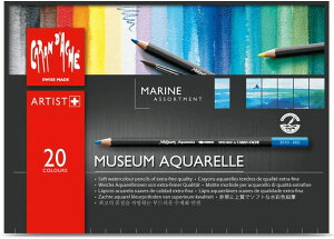 瑞士 CARAN D'ACHE 卡達 MUSEUM 博物館級水性色鉛筆 (20色) 海景