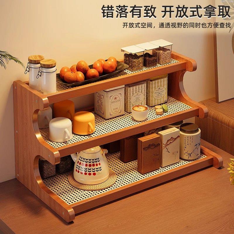 餐桌臺面置物架多層收納杯架杯架子水杯咖啡杯茶具收納桌上放杯子
