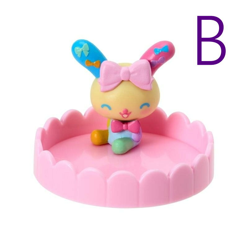 asdfkitty*花小兔 華麗緞帶 造型玩偶擺飾-置物盤(B)-辦公室文具用品-也可當擺飾.裝飾品-日本正版