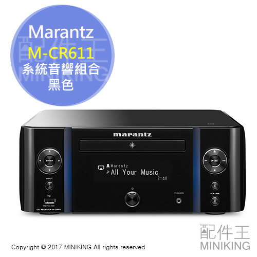 <br/><br/>  日本代購 Marantz M-CR611 黑色 系統音響組合 CD播放 藍芽對應 支援平板手機<br/><br/>