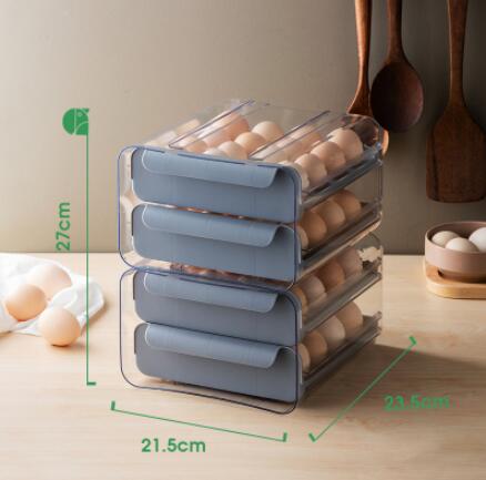 物鳴雞蛋盒抽屜式冰箱保鮮收納盒廚房加厚防摔大容量放雞蛋格神器 全館免運