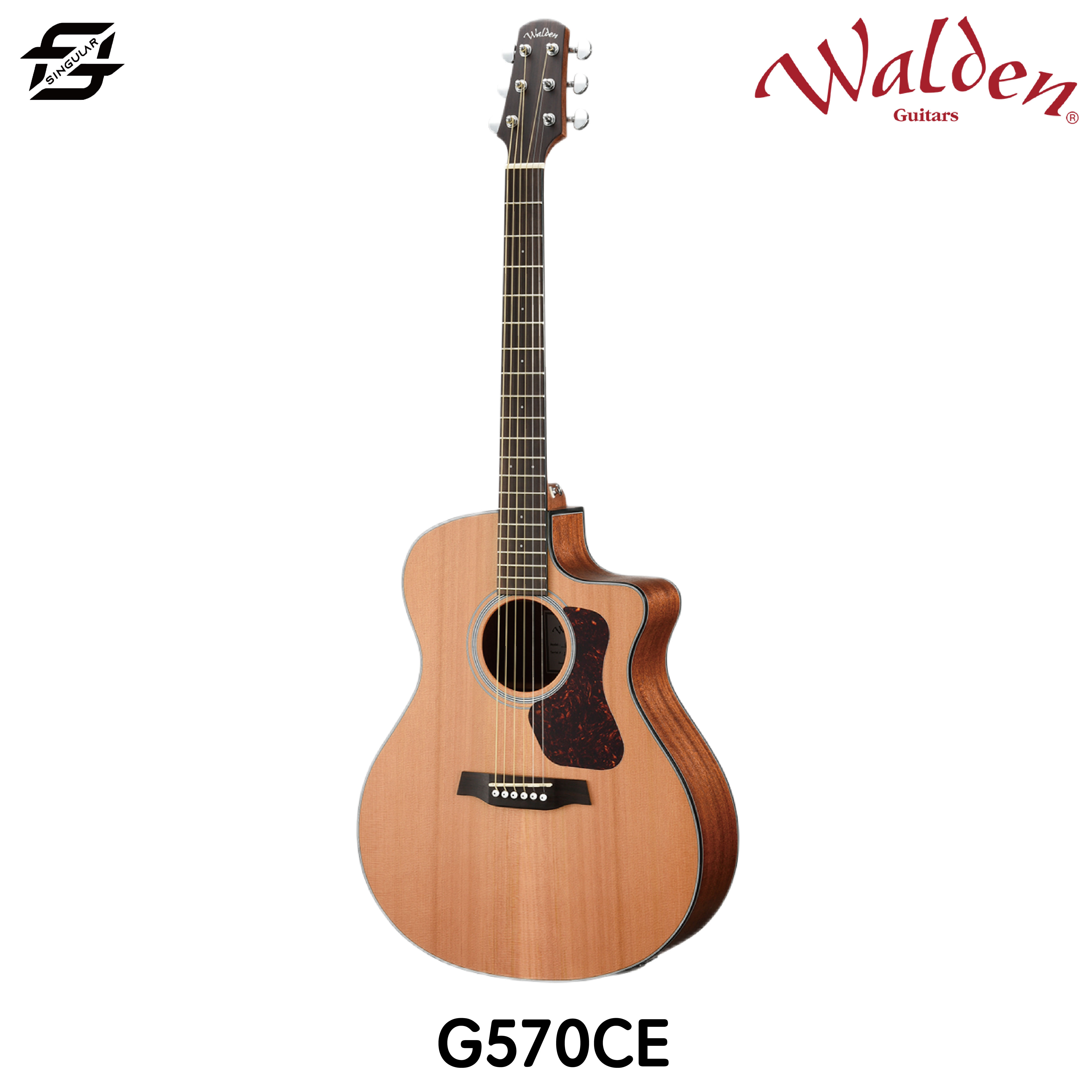 【非凡樂器】Walden G570CE/木吉他/GA桶身/公司貨