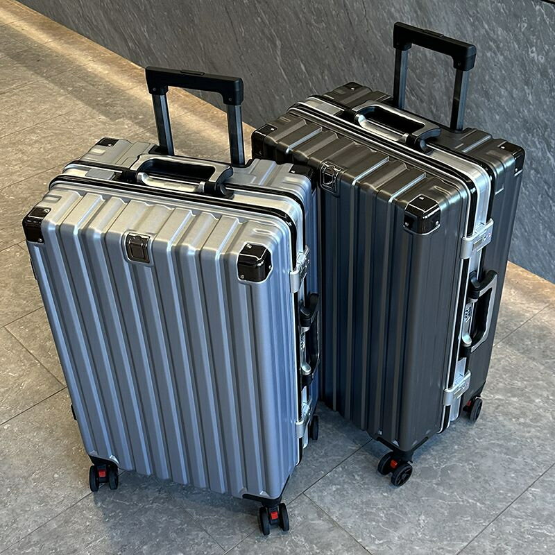 防爆加厚行李箱 可充電鋁框密碼箱皮箱 20寸登機箱 防刮箱 旅行箱 拉桿箱 登機箱 28寸大容量拉桿箱 旅行箱包