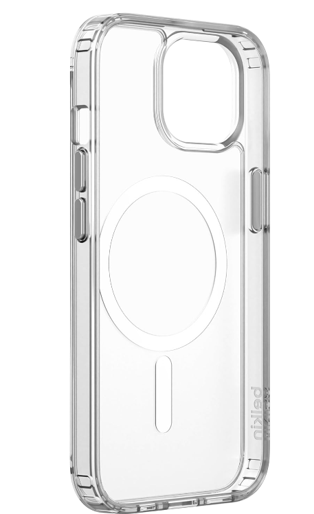 Belkin iPhone 用透明殼 MagSafe 對應抗菌薄型超耐衝擊柔軟 TPU 日本正規品代購