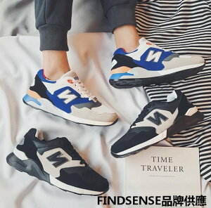 FINDSENSE品牌 四季款 新款 日本 男 高品質 個性 輕便運動 舒適透氣 休閒低幫板鞋 潮流鞋子