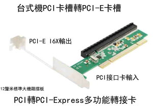 [4大陸直購] 臺式機 老主板轉PCI新主板PCI-E X16轉接卡X14 8電腦 PLX8112轉換卡 E0152 GRIS