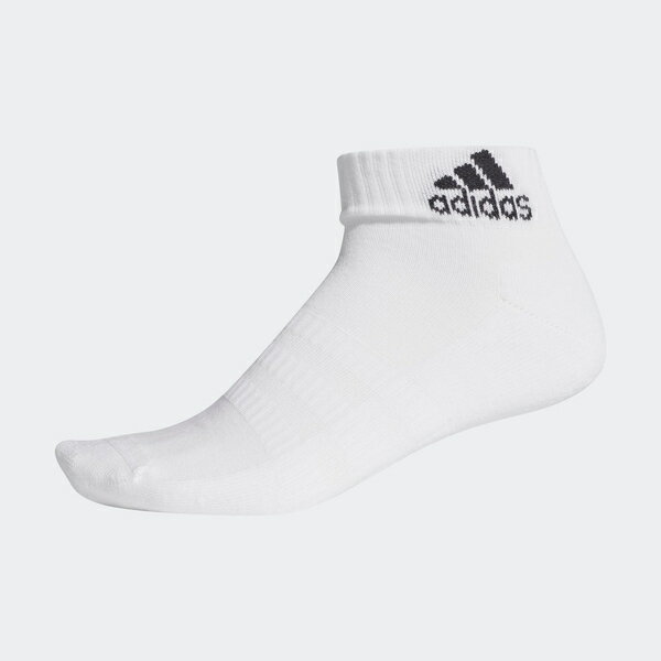 Adidas Cush Ank 1pp [DZ9367] 腳踝襪 足弓支撐 加厚 運動 休閒 訓練 舒適 白