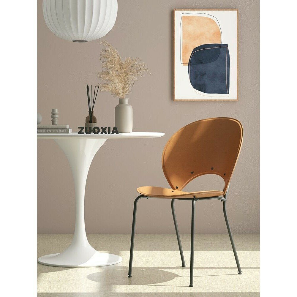 北歐傢用複古vintage餐椅網紅設計師貝殻椅化妝ins書桌太陽椅餐桌