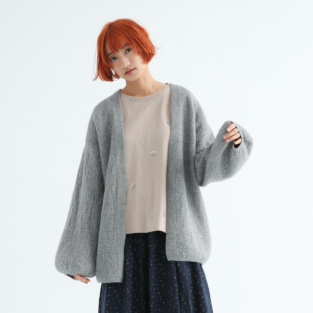 Pink* 雲朵蓬鬆感寬袖外套 (2色) Z4407BC 治裝激推 1