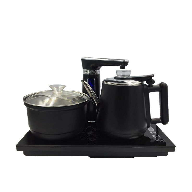 免運+開發票 110v小家電上水電熱水壺吸水茶藝壺消毒隨手泡功夫茶具臺式一體機