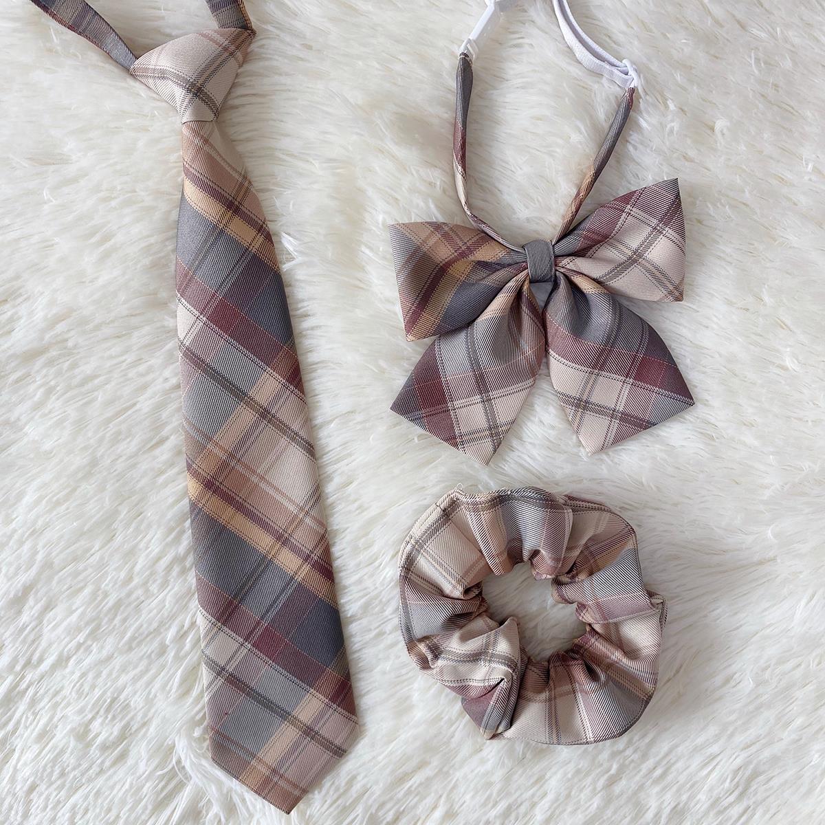 領結領帶倫敦晚報jk同格領結發圈 免打領帶原創小物【淘夢屋】