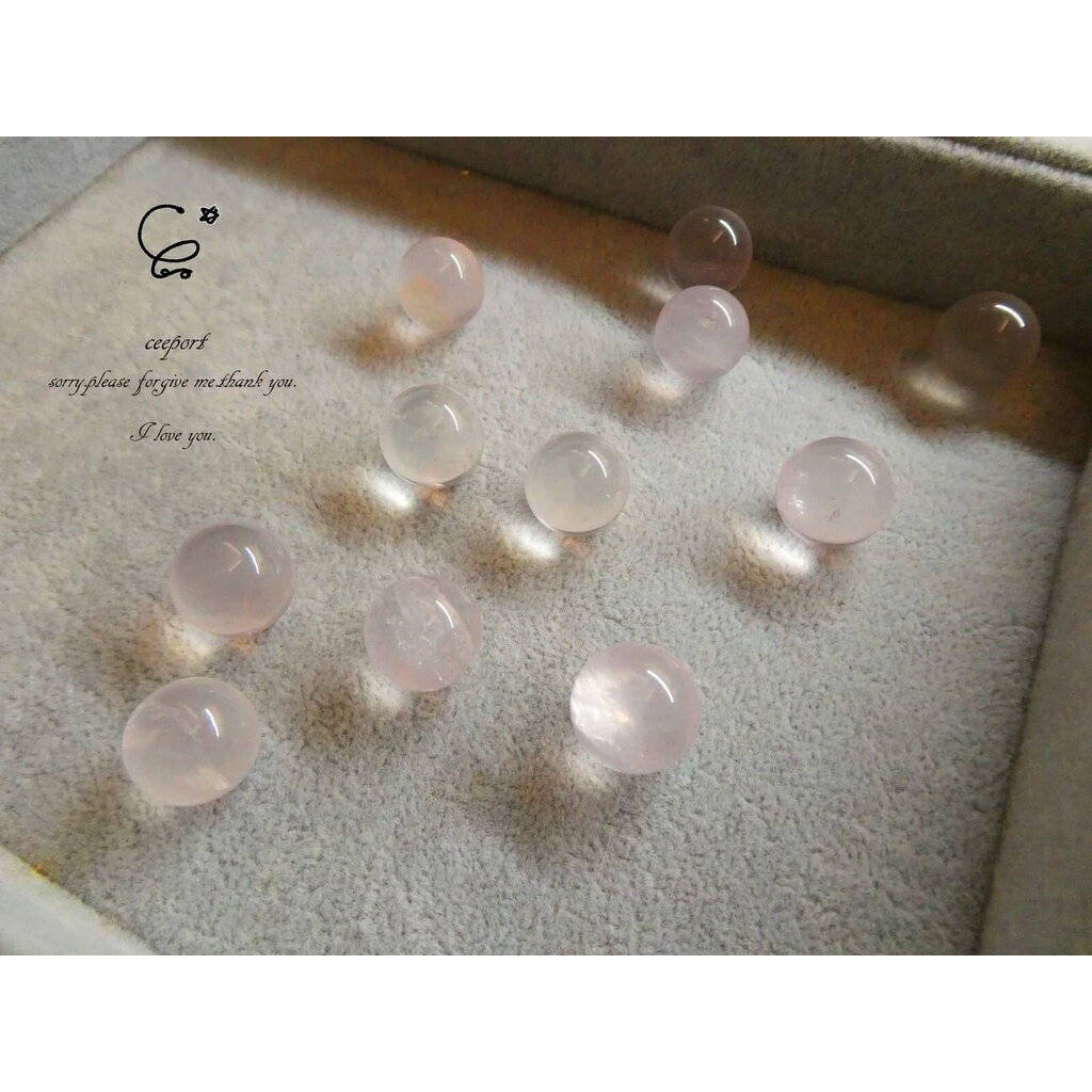 粉晶球 14mm/粉晶/水晶飾品/ [晶晶工坊-love2hm]