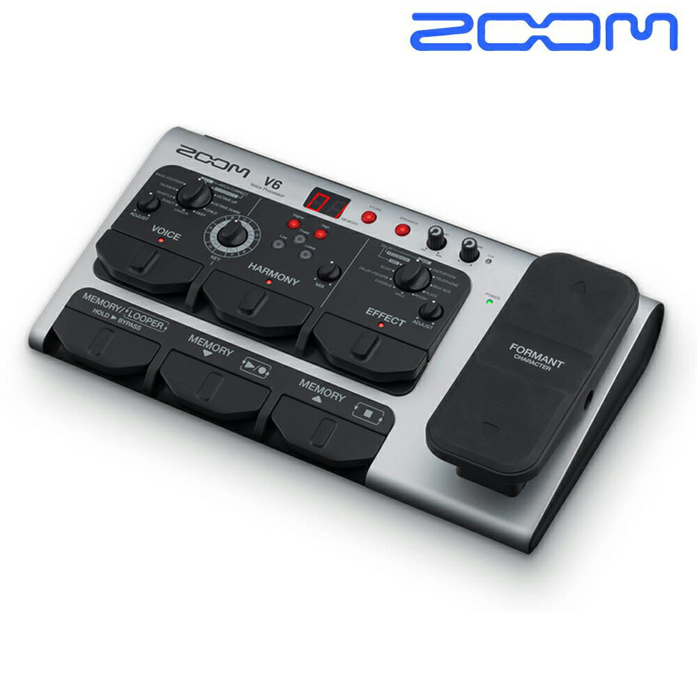 非凡樂器『ZOOM』多功能人聲綜合效果器 V6-SP / 公司貨保固